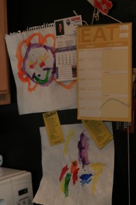Ruth and Bea's Artwork and my Eat List